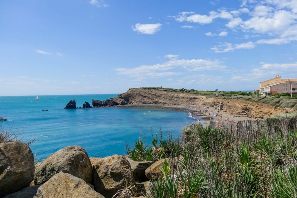 plages non adaptés aux naturistes cap d'agde​
